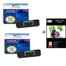 Lot de 2 Toner compatible Lexmark OPTRA E-250 / 350 / 352 