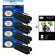 Lot de 4 Toner générique pour Lexmark E460 / E460dn / E460dw+ Pack de 20 papiers photos A6 230gr