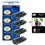 Lot de 4 Toner compatible Lexmark Optra E120 / Optra E120N + Pack de 20 papiers photos A6 230gr