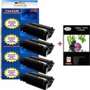 Lot de 4 Toner générique pour Lexmark T650 / T652 / T654 / T656