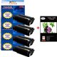 Lot de 4 Toner générique pour Lexmark T652 / T652DN / T652DTN / T652N+ Pack de 20 papiers photos A6 230gr