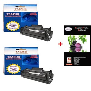 Lot de 2 Toner générique Canon MF-4100 / 4150+ Pack de 20 papiers photos A6 Brillant 230gr