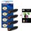 EP725 - 4 Toner Canon i-Sensys MF3010 - Compatible - 1 600 pages+ Pack de 20 papiers photos A6 Brillant 230gr