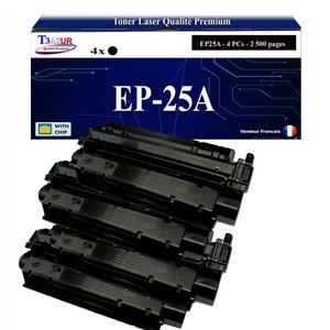 Lot de 4 Toner Laser compatible Canon EP-25  