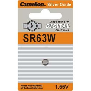 Piles Oxyde d'argent SR63W  - Camelion