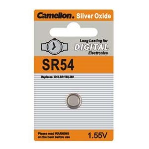 Piles Oxyde d'argent SR54 - Camelion