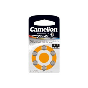 Piles Auditives - A13 -  - Zinc Air Pack de 6 - Camelion