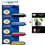 4 x HP COLOR LASERJET CP4005 - HP 642A- Compatible - 7 500 pages + Pack de 20 papiers photos A6 Brillant 230gr