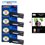 4 x HP LASERJET PRO M1132 / M1210 MFP- Compatible -1 600 pages + Pack de 20 papiers photos A6 Brillant 230gr