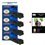 4 x HP LASERJET P2055 / P2055D -CE505A/ EP719 - Compatible - 2 300p+ Pack de 20 papiers photos A6 Brillant 230gr