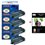 4 x HP LASERJET P3015DN / P3015X - HP 55X / CE255X / CRG724 -Compatible -12 500 pag+ Pack de 20 papiers photos A6 Brillant 230gr