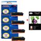 4 xToner compatible HP CE320A CE321A CE322A CE323A - 1 300 pages