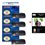 4 x HP LASERJET PRO 400 M401D - HP 80A/ CF280A - Compatible -2 700 pages+ Pack de 20 papiers photos A6 Brillant 230gr