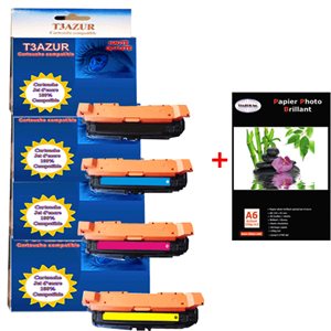 4 x Toner compatibles HP CF350A CF351A CF352A CF353A