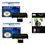 2 Samsung ML1640 / ML1641 / MLT-D1082S -Compatible - 1 500p+ Pack de 20 papiers photos A5 Brillant 230gr