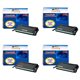 T3AZUR - Lot de 4 Toners génériques Samsung CLP680