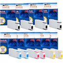 T17011-T17014 - Lot de 10 cartouches compatibles pour Epson WorkForce Pro WP-4000 / 4015DN XXL 