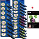 4+16  Epson T2621 T2631 T2632 T2633 T2634 XL - Compatible +Pack de 20 papiers photos A6 Brillant 230gr