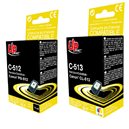 Lot de 2 Cartouches Compatibles Canon PG512/CL-513 - Uprint