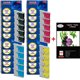 Lot de 20 Cartouches compatibles Brother LC1000 / LC970 / LC 1000 / LC 970 XL + Pack de 20 papiers photos A6 Brillant 230gr