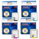 Lot de 4 Cartouches recyclés pour HP n°88 XL