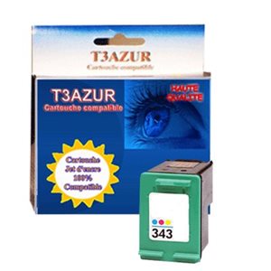 HP Photosmart C3100 / C3100 / C3170 / C3180 / C3190 / C4100 / C4180 / C4190  (HP343) Couleur - Compatible