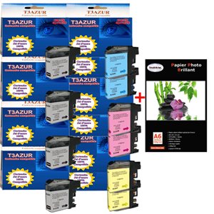4+6 Brother MFC-J5620DW / J5720DW / LC223 XL -Compatible+PPA6  4+6 Brother MFC-J5620DW / J5720DW / LC223 XL -Compatible+PPA6