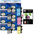 4+6 Brother MFC-J5620DW / J5625DW/ LC223 XL -Compatible +PPA6