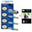 Lot de 4 Toner Laser Compatible OKI MC342 / MC342DN / MC342DNW / MC342W+ Pack 20 papiers photos A6 230gr