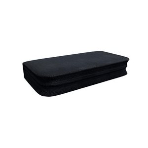 Pochette zippée pour CD/DVD - pour 96 CD Noir