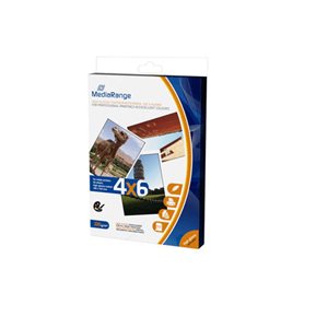 Mediarange Papiers photo 220gr Brillant A6 (10x15) -50 feuilles